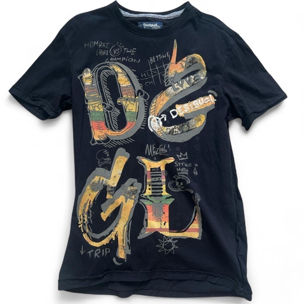 Desigual Tee Shirt DSGL Size Small